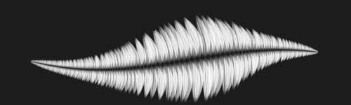 Flora Wave brush stroke preview from Floral Dance for Procreate