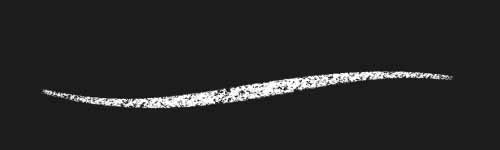 Silver Current brush stroke preview from Leaf Voyage for Procreate
