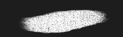 Speckled Glow brush stroke preview from Leaf Voyage for Procreate
