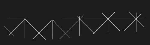 Elder Sigil brush stroke preview from Boundless Patterns for Procreate