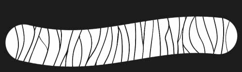 Ember Strokes brush stroke preview from Boundless Patterns for Procreate