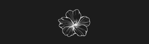 Geranium brush stroke preview from Flower Stamps Vol.2 for Procreate