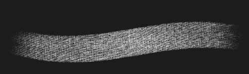 Woven Charm brush stroke preview from Echo Spell for Procreate