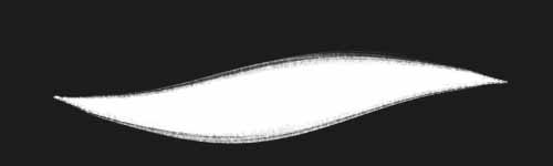 Murk Trail brush stroke preview from Phantom Ink for Procreate