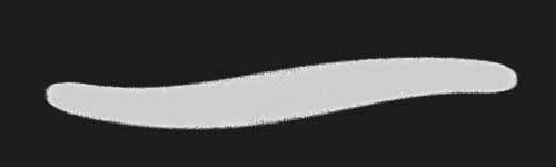 Prisma Melt brush stroke preview from Glowing Calligraphy for Procreate