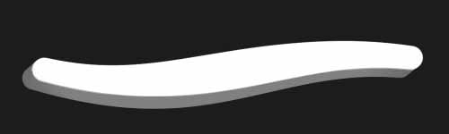 Shade Flow brush stroke preview from 3D Strokes for Procreate