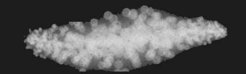 Dewy Scatter brush stroke preview from Wet Glow for Procreate