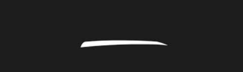 Flat Brow brush stroke preview from Anime Eyes Builder for Procreate