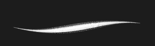 Vintage Curves brush stroke preview from Classic Lettering for Procreate