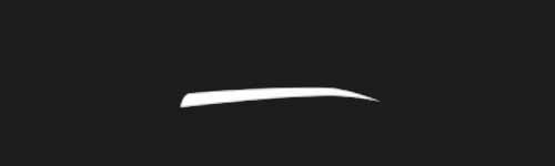 Straight Medium brush stroke preview from Anime Eyes Builder for Procreate