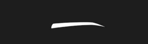 Straight Thick brush stroke preview from Anime Eyes Builder for Procreate