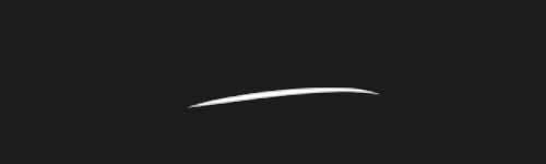 Straight Thin brush stroke preview from Anime Eyes Builder for Procreate