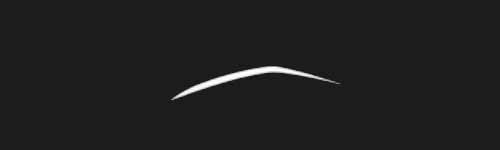 Thin Angled brush stroke preview from Anime Eyes Builder for Procreate