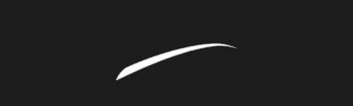 Upward Brow brush stroke preview from Anime Eyes Builder for Procreate