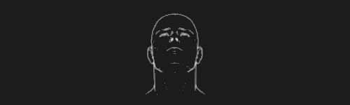 Looking Up brush stroke preview from Male Head Base for Procreate