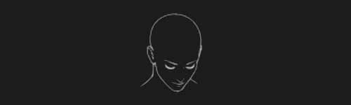 Down Left brush stroke preview from Female Head Base for Procreate