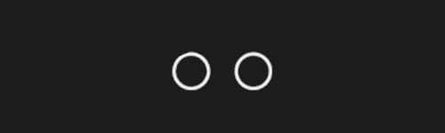 Open Circles brush stroke preview from Emoji Studio Kit for Procreate