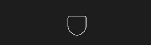 Shield Shape brush stroke preview from Emoji Studio Kit for Procreate
