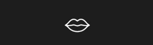 Simple Lips brush stroke preview from Emoji Studio Kit for Procreate