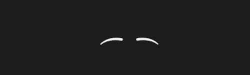 Thin Brows brush stroke preview from Emoji Studio Kit for Procreate