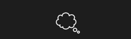 Thought Cloud brush stroke preview from Emoji Studio Kit for Procreate