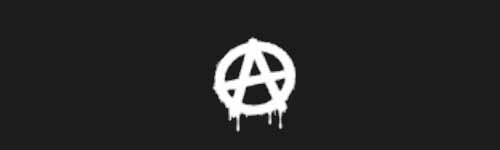 Anarchy Sign brush stroke preview from Street Marks for Procreate