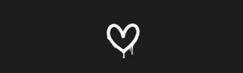 Heart brush stroke preview from Street Marks for Procreate