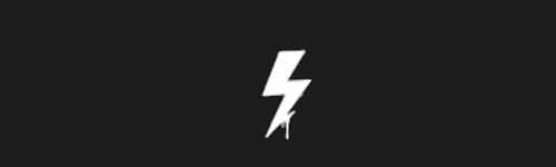 Lightning brush stroke preview from Street Marks for Procreate