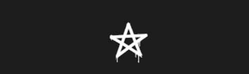 Star brush stroke preview from Street Marks for Procreate