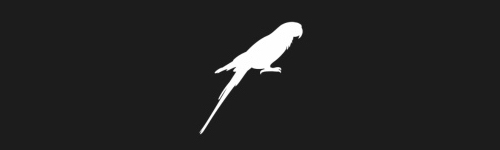 Parrot 1 brush stroke preview from Bird Silhouettes for Procreate