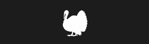 Turkey brush stroke preview from Bird Silhouettes for Procreate