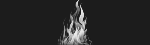 Fire 2 brush stroke preview from Realistic Fire for Procreate