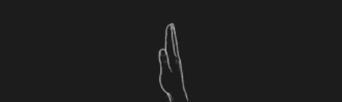 Side View Right brush stroke preview from Hand Perspectives for Procreate