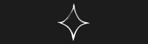 Shining Star brush stroke preview from Antique Symbols for Procreate