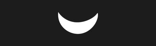 Moon 6 brush stroke preview from Boho Shapes for Procreate