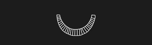 Outline 1 brush stroke preview from Boho Shapes for Procreate