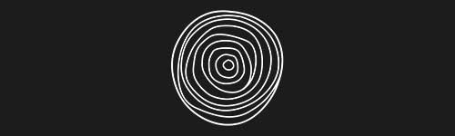 Circles 5 brush stroke preview from Boho Shapes for Procreate