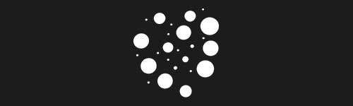 Dots 3 brush stroke preview from Boho Shapes for Procreate