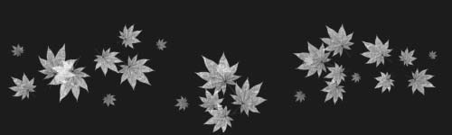 Leaves 4 brush stroke preview from Autumn Brushes for Procreate