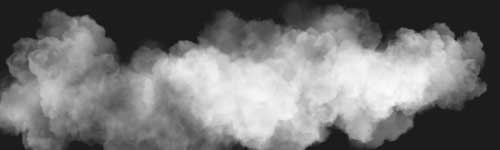 Cloudy Sky 1 brush stroke preview from Autumn Brushes for Procreate