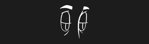 Bored Eyes Clean brush stroke preview from Eyes Design Kit for Procreate