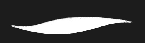 Solid Flow brush stroke preview from Realistic Gouache for Procreate