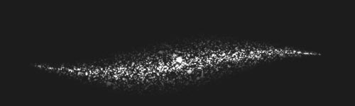 Glitter Splash brush stroke preview from Shiny Glitters for Procreate