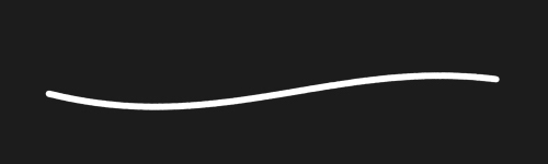 Thin Liner brush stroke preview from Fine Liners for Procreate