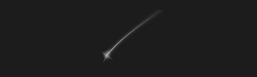 Shooting Star brush stroke preview from Space Elements for Procreate